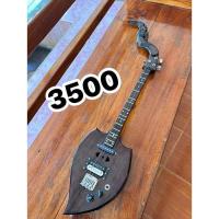 ราคา พิณโปร่งไฟฟ้า3คอนแท็คไม้ขี้เหล็กแถมฟรีสายสะพายปิคคู่มือสายแจ็ค (27435047750)