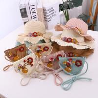 ราคา Bellini - NEW หมวกทรงกลมเด็ก / หมวกสานเด็กและกระเป๋าสานเด็กลายดอกไม้ motifs (29721820597)