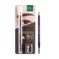 ราคา ดินสอเขียนคิ้ว Baby Bright Perfect Eyebrow Pencil (แถมกบเหลา) เบอร์ 04 Dark brown (21893706640)