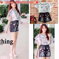 ราคา จั๊มสิงโต พร้อมส่ง จั๊มสั้นสิงโต งานป้าย Something จั๊มขาสั้นแขนระบาย จั๊มงานแบ้วน่ารักพิมพ์ลายสวยๆ ไซส์MมีCOD (11729565704)