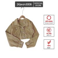 ราคา เสื้อแจ็คเก็ตผู้หญิงสีกากีแขนกว้าง VNXK Freesize ไซส์ใหญ่ 2KJean แฟชั่น (24327965850)