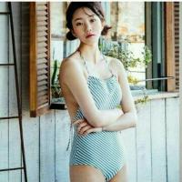 ราคา LB9ชุดว่ายน้ำวันพีชผูกคอ เว้าหลังแนวคลาสสิค (80129228)