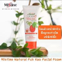 ราคา Mistine Fuk kao facial foam มิสทีน เนเชอรัล ฟักข้าว ขนาด 80 กรัม โฟมล้างหน้า ฟักข้าว (26927901215)