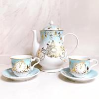 ราคา (พร้อมส่ง) Cinderella tea set เซ็ตน้ำชาลายซินเดอเรลล่า (23354361487)