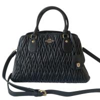 ราคา Coach F35910 กระเป๋าถือหนังแท้ สีดำ (42254430565)