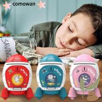 ราคา กระปุกออมสิน โคโรวัน กล่องเงินรูปจรวดอวกาศน่ารักพลาสติกสร้างสรรค์พร้อมสติกเกอร์การ์ตูนกล่องเงินสดอเนกประสงค์เด็กของขวัญของเล่น (27217739189)