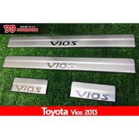 ราคา ชายบันได กันรอยบันได Toyota Vios 2013 สแตนเลส TU (2085361244)