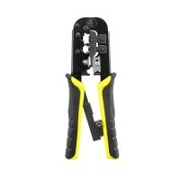 ราคา Ratcheting CRIMPING TOOL 3 in 1 มัลติฟังก์ชั่น Wire Crimpers Stripper เครื่องตัด, 8P 6P เครือข่ายสายโทรศัพท์ Wire CRIMPING Cable ปอกเปลือกตัดช่างไฟฟ้ามือเครื่องมือ (43312483507)