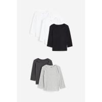 ราคา H&M(เอชแอนด์เอ็ม) เสื้อผ้าคอตตอนแพ็ค 5 ชิ้น เด็กอ่อน 1089549_2 (24133028683)