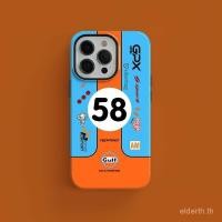 ราคา เคสโทรศัพท์ลาย Gulf Racing สำหรับ iPhone 16 15 14 13 ProMax 11 12 PRO X XS XR XSMAX 14 15 16 PLUS 911 QYJS GT3R GPX ทีม เคสแข็งสองในหนึ่งเดียว K2WL (28232588445)