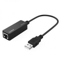 ราคา Orico Portable USB 2.0 to 10/100 Ethernet Adapter Black (UTL-U2) (1433223226)