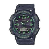 ราคา Casio Standard นาฬิกาข้อมือผู้ชาย สายเรซิ่น รุ่น AQ-S810,AQ-S810W,AQ-S810W-8A3 - สีดำ (6017241779)