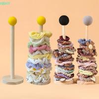 ราคา HB แนวตั้งขนาดใหญ่ Intese แหวนผมผู้ถือไม้ Tabletop ขาตั้งจอแสดงผลสําหรับนาฬิกาสร้อยข้อมือ Scrunchies ผม Bands HY (26920463654)