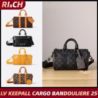 ราคา NEW #Rich Louis Vuitton แท้หลุยส์ วิตตอง กระเป๋ารุ่น LV Keepall Bandouliere 25 (28689071857)