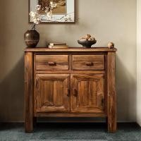 ราคา ตู้หัวเตียง ตู้วางของ ตู้โชว์สีเสี้ยนขาวความสูง 80 ซม. งานไม้สักแท้ 100% ตู้ไม้สัก 2 บานเปิด ตู้ใส่ของเอนกประสงค์ (27901828992)