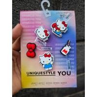 ราคา HELLO KITTY charm Set พร้อมรองเท้าแตะไขว้ เครื่องราง HELLO KITTY น่ารัก อุปกรณ์ตกแต่งรองเท้าแตะไขว้ HELLO KITTY (40700500996)