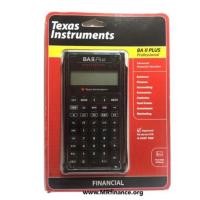 ราคา เครื่องคำนวณทางการเงิน Texas Instruments รุ่น TI BA II PLUS ( PROFESSIONAL) (6769123244)