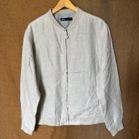 ราคา Zara Beige Linen Bomber Jacket Man (40351149216)