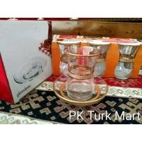 ราคา แก้วชาตุรกี ขอบทอง (2314359795)