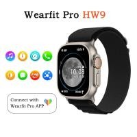 ราคา Wearfit Pro Smart Watch HW9UltraMAX สําหรับบลูทูธโทรอัตราการเต้นหัวใจแบบเรียลไทม์น้ําตาลในเลือด (40313123881)