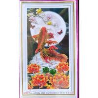 ราคา ภาพวาดเพชร ปลาคาร์พเปลี่ยนเป็นมังกร เลเวล577 (41213531065)