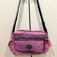 ราคา กระเป๋าสะพายข้าง kipling สีม่วงvintage แท้ ใบสุดท้ายละน้า (6231647613)