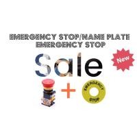 ราคา สวิทช์ฉุกเฉิน Emergency switch stop พร้อมป้าย(จัดส่งทันที) (13510158330)