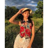 ราคา เสื้อเปิดไหล่ เสื้อแขนกุด โชว์หลัง คล้องคอ ร้าน cherchoei (18971937906)