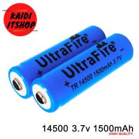 ราคา ที่ชาร์จถ่าน (2 ก้อน)ถ่านชาร์จขนาด 14500 Ultrafire 3.7v 1200 mAh Rechargeable Li-ion Battery (28907460427)