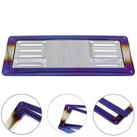 ราคา กันน้ำ กรอบป้ายทะเบียนไทเท สแตนเลสแท้ (2 ชิ้น:หน้า-หลัง) กรอบป้าย กรอบทะเบียนรถ กรอบป้ายรถยนต์ ป้ายทะเบียนรถ (26525195475)