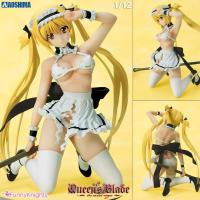 ราคา ของแท้ Aoshima Funny Knights Queen's Blade ควีนเบลด Milestone Airi ไอริ ไมล์สโตน 1/12 Edition Blonde Maid Suit Style (27074197090)