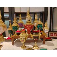 ราคา เศียรครู ขนาดกลาง กว้าง 7-9 นิ้ว สูง 15-19 นิ้ว งานสวย เรซิ่น ปิดทอง ประดับเพชร พร้อมฐานปิดทอง สำหรับบูชา (41901957565)