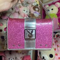 ราคา กระเป๋าถือ Playboy กลิตเตอร์สีชมพู (27289393313)