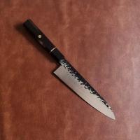 ราคา 8.3 Inch Chef Knife 3-Layers Clad Steel VG-10 Blade Ebony Handle Sharp Cleaver Meat Slicing Vegetable Japanese Kitchen K (29887451099)