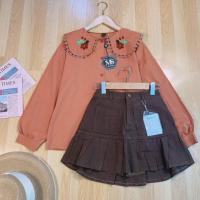 ราคา Thesky_style เซตขายแยก สินค้านำเข้า เสื้อปกเกาหลี ขอบลูกไม้+กป (15396234707)