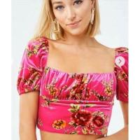 ราคา Forever21 crop top กำมะหยี่ (6634609143)