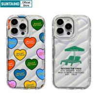ราคา Suntaiho เคสไอโฟน เคสโทรศัพท์มือถือแบบนิ่ม TPU ใส กันกระแทก ลายหัวใจ แฟชั่น สําหรับ Iphone 15 14 12 13 11 Pro Max IP 7 8 Plus Iphon X Xs XR Xs Max (24722106188)