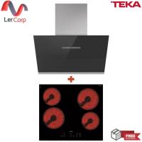 ราคา (Teka) เครื่องดูดควัน รุ่น DVV 90 + เตาเซรามิค 4 หัวเตา ขนาด 60 ซม. รุ่น VE 4 (29902031826)