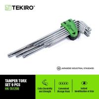 ราคา TEKIRO ชุดประแจรูปตัว L Star Hole 9 ชิ้น - ชุด Tamper Torx 9 ชิ้น HK-TA1206 (42314695148)