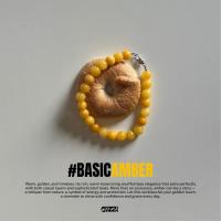 ราคา EMAU- Basic Amber the Pure Gleam Amber Stones Necklace สร้อยหินอำพันล้วน (26940242393)