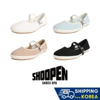 ราคา [SHOOPEN] (รองเท้าผ้าใบ Mary Jane สไตล์เกาหลี HPCR3D239W (22186597227)