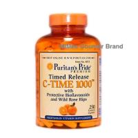 ราคา Puritan's Pride Vitamin Vitamin C-1000 mg with Rose Hips Time Release 1000 mg250 Caplets (142442659)