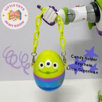 ราคา กระปุกลูกอมกรีนแมน TOKYO Disney Candy Holder Keychain Little Greenman 2015✨ (26601297492)