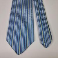 ราคา เนคไทมือสอง Missoni Men's Silk Tie Blue Striped Design Made in Italy (43763933223)