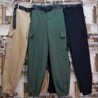 ราคา พร้อมส่ง กางเกงวินเทจ ขายาว ขาจั้ม มีเข็มขัด (2019056352)