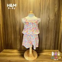 ราคา จั๊มสูทเด็กผู้หญิง H&M ลายดอกไม้ (มือสอง) (25612756302)