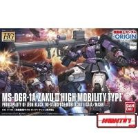 ราคา HG Origin 1/144 MS-06R-1A ZAKU II black Tri GAIA/MASH CUSTOM (9707833563)