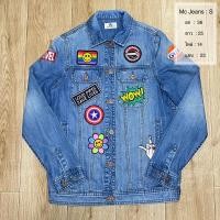 ราคา Mc Jeans :S เสื้อคลุมยีนส์ ปักอาร์มเพิ่ม (18493753737)