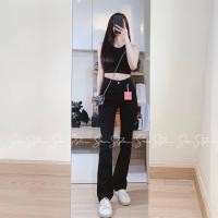 ราคา ยีนส์ขาม้า345 ขาม้าเล็ก สีดำ | [พร้อมส่ง] Sani Style (17145505024)