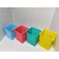 ราคา ตะกร้าทรงสี่เหลี่ยม อเนกประสงค์ ตะกร้าใส่ช้อน 1 ช่อง ตะกร้าใส่ตะเกียบ คละสี (3658104145)